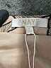WAYF 100% Nylon Graphic Silver Formal Skirt Size S - photo 4
