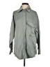 Zara Gray Long Sleeve Button-Down Shirt Size XS - photo 1