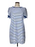 Heyton Stripes Blue Casual Dress Size 12 - photo 1