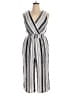 I.N. San Francisco Stripes Silver Black Jumpsuit Size XL - photo 1
