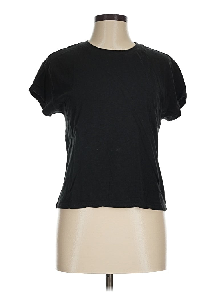 Pre-owned Z Supply Short Sleeve T-shirt In Black