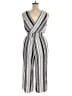 I.N. San Francisco Stripes Silver Black Jumpsuit Size XL - photo 2