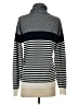 Assorted Brands 100% Cotton Stripes Silver Turtleneck Sweater Size S - photo 2