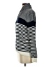 Assorted Brands 100% Cotton Stripes Silver Turtleneck Sweater Size S - photo 5