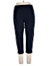 Purejill Solid Blue Active Pants Size L - photo 2
