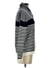Assorted Brands 100% Cotton Stripes Silver Turtleneck Sweater Size S - photo 4