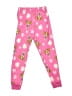 Assorted Brands 100% Polyester Hearts Pink Casual Pants Size 7 - photo 1