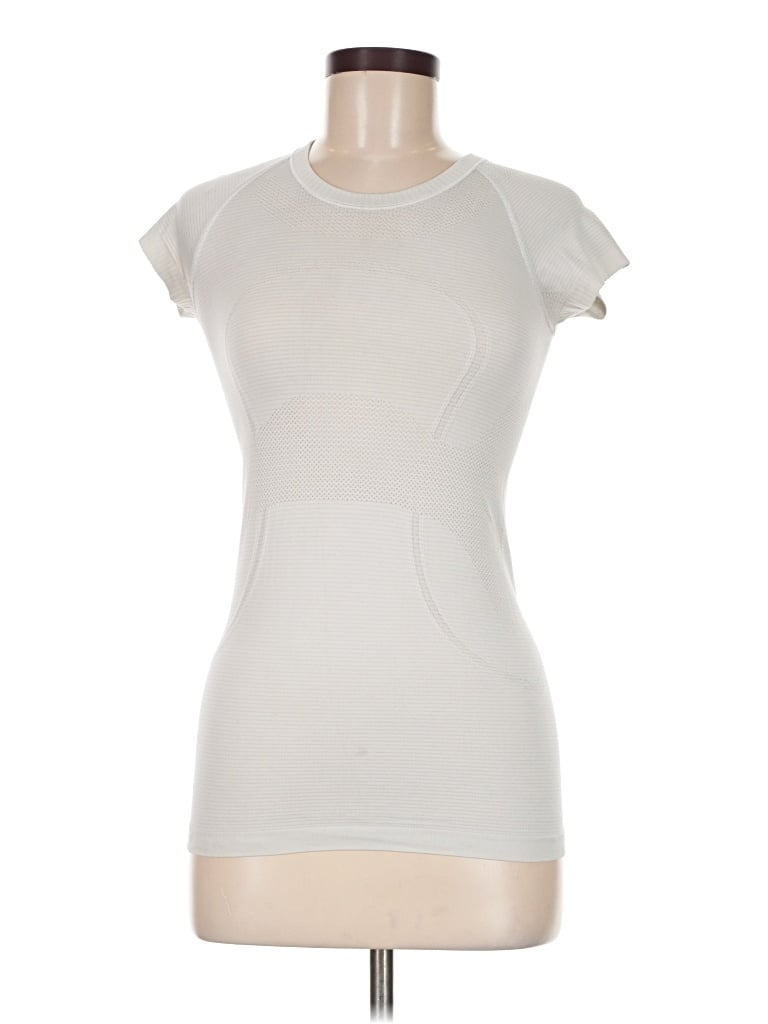 Pre-owned Lululemon Athletica Sleeveless T-shirt In Gray