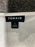 Torrid 100% Polyester Ivory Short Sleeve Blouse Size 1X Plus (1) - photo 7