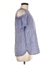 Nordstrom 100% Linen Blue Sleeveless Blouse Size M - photo 4