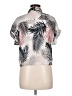 Cloth & Stone 100% Rayon Tropical Pink Short Sleeve Blouse Size M - photo 2