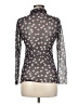 Ganni 100% Polyamide Black Long Sleeve Top Size EU 38 / US 8 - photo 2