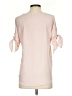 Les Amis 100% Polyester Pink Short Sleeve Blouse Size S - photo 2