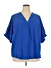 Andree by UNIT Blue Short Sleeve Blouse Size XL - photo 1