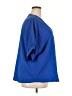 Andree by UNIT Blue Short Sleeve Blouse Size XL - photo 4