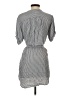 Gap 100% Rayon Stripes Gray Casual Dress Size XS - photo 2