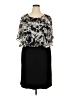 Connected Apparel 100% Polyester Black Cocktail Dress Size 14 - photo 1