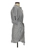 Gap 100% Rayon Stripes Gray Casual Dress Size XS - photo 4