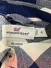 Vineyard Vines 100% Polyester Checkered-gingham Blue Long Sleeve Blouse Size 4 - photo 7