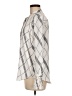 Ann Taylor 100% Polyester Argyle Ivory Long Sleeve Blouse Size M - photo 5