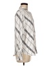 Ann Taylor 100% Polyester Argyle Ivory Long Sleeve Blouse Size M - photo 4