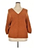 Purejill Orange Pullover Sweater Size L (tall) - photo 1