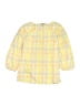 Assorted Brands 100% Cotton Yellow 3/4 Sleeve Blouse Size 14 - photo 1