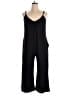Ekouaer 100% Polyester Solid Black Jumpsuit Size XL - photo 1
