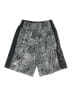 Adidas 100% Polyester Graphic Silver Athletic Shorts Size 10/12 - photo 1