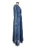 The Korner 100% Polyester Blue Casual Dress Size M - photo 4