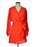 Unbranded Orange Red Cocktail Dress Size L - photo 1