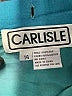 Carlisle 100% Acetate Metallic Teal Blue Formal Skirt Size 14 - photo 5
