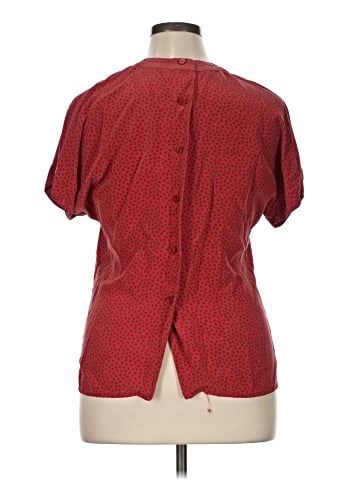 Linda Allard Ellen Tracy Short Sleeve Silk Top (view 2)