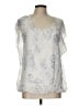 Giusy Ivory Short Sleeve Blouse Size L - photo 1