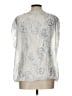 Giusy Ivory Short Sleeve Blouse Size L - photo 2