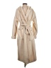 Topshop 100% Polyester Ivory Coat Size 2 - photo 1