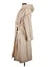Topshop 100% Polyester Ivory Coat Size 2 - photo 5