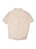 Old Navy 100% Cotton Solid Ivory Short Sleeve Button-Down Shirt Size 14 - 16 - photo 2