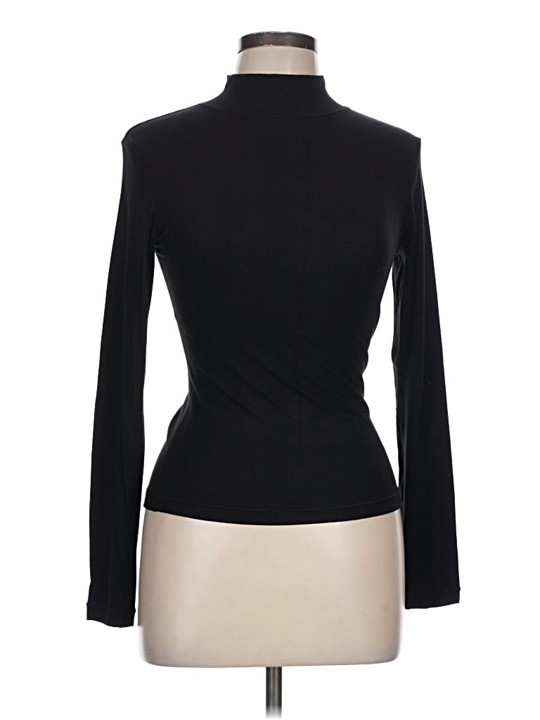 Pre-owned Reoria Long Sleeve Turtleneck In Black