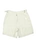 Athleta 100% Linen Green Khaki Shorts Size 4 - photo 1