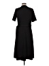 H&M Solid Black Casual Dress Size L - photo 2