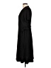 H&M Solid Black Casual Dress Size L - photo 5