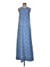 J. McLaughlin Chevron-herringbone Blue Casual Dress Size S - photo 1