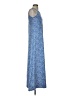 J. McLaughlin Chevron-herringbone Blue Casual Dress Size S - photo 4