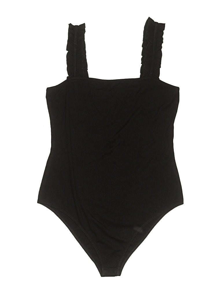 Petal And Pup Bodysuit In Black