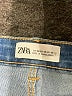 Zara Solid Blue Jeans Size 14 - photo 4