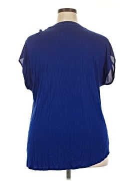 INC International Concepts Short Sleeve Blouse (view 2)