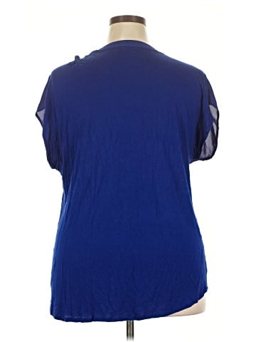 INC International Concepts Short Sleeve Blouse (view 2)