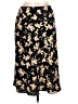 Assorted Brands 100% Polyester Floral Gold Casual Skirt Size L - photo 1