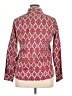 Lands' End Print Burgundy Long Sleeve Button-Down Shirt Size 14 - photo 2